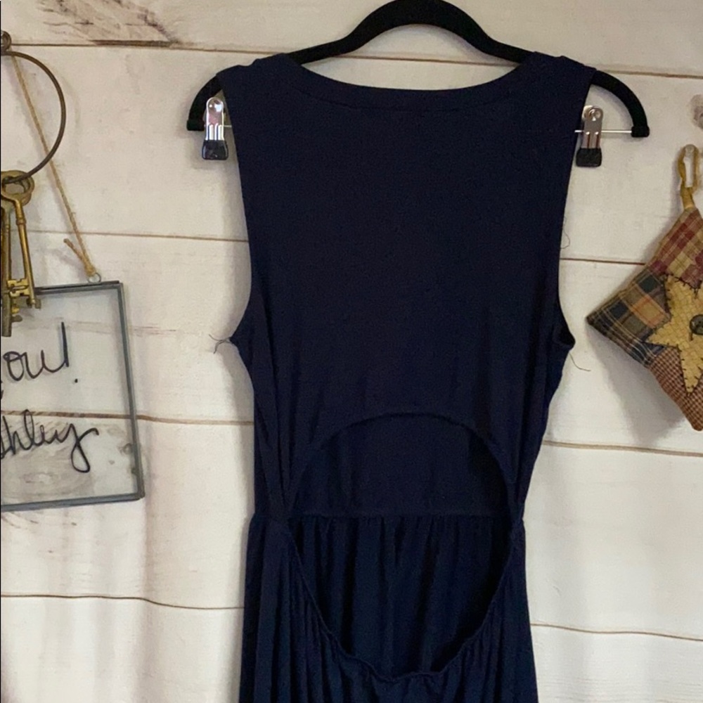 Delia’s; Navy; MIDI Shift dress; L - Picture 5 of 8